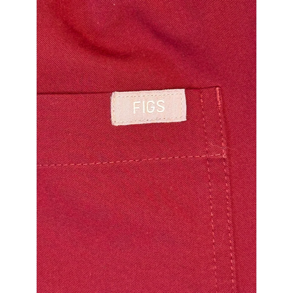 Men's FIGS L Maroon Grey Technical Cargo Scrub Pants